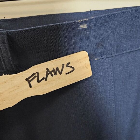 ChicWish A-Line Midi Flare out Skirt w/ Pockets NWT Womens Navy Blue Size Medium - Picture 7 of 8